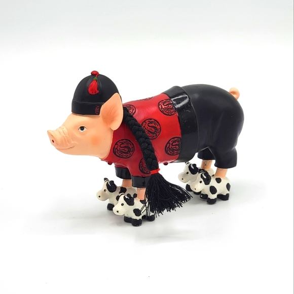 Westland This Little Piggy Collectibles "Moo Shoe Pork" Figurine Retired - Picture 3 of 6